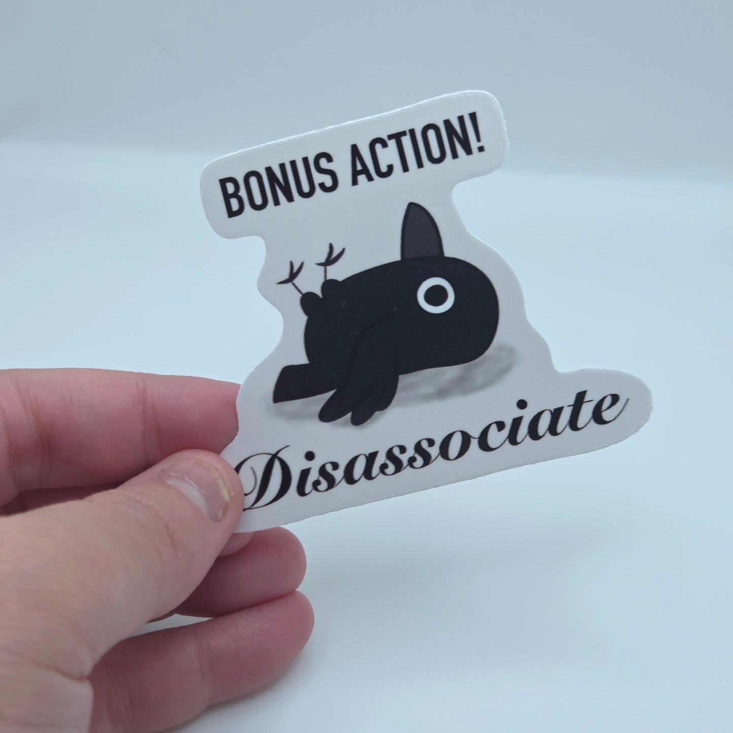 Disassociate Sticker