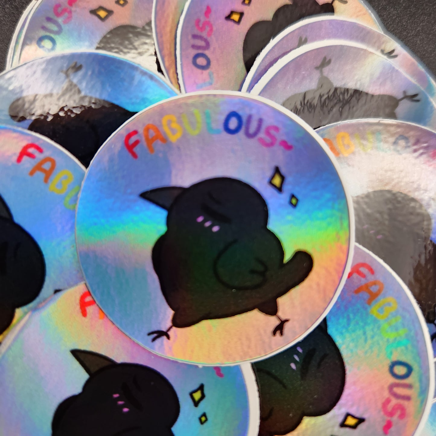 Fabulous! Crow Sticker