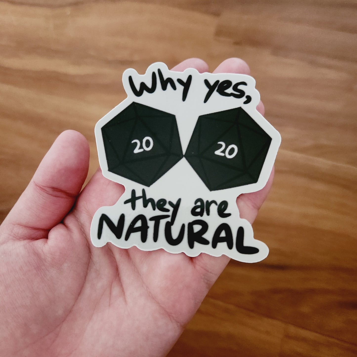 Natural 20s Sticker