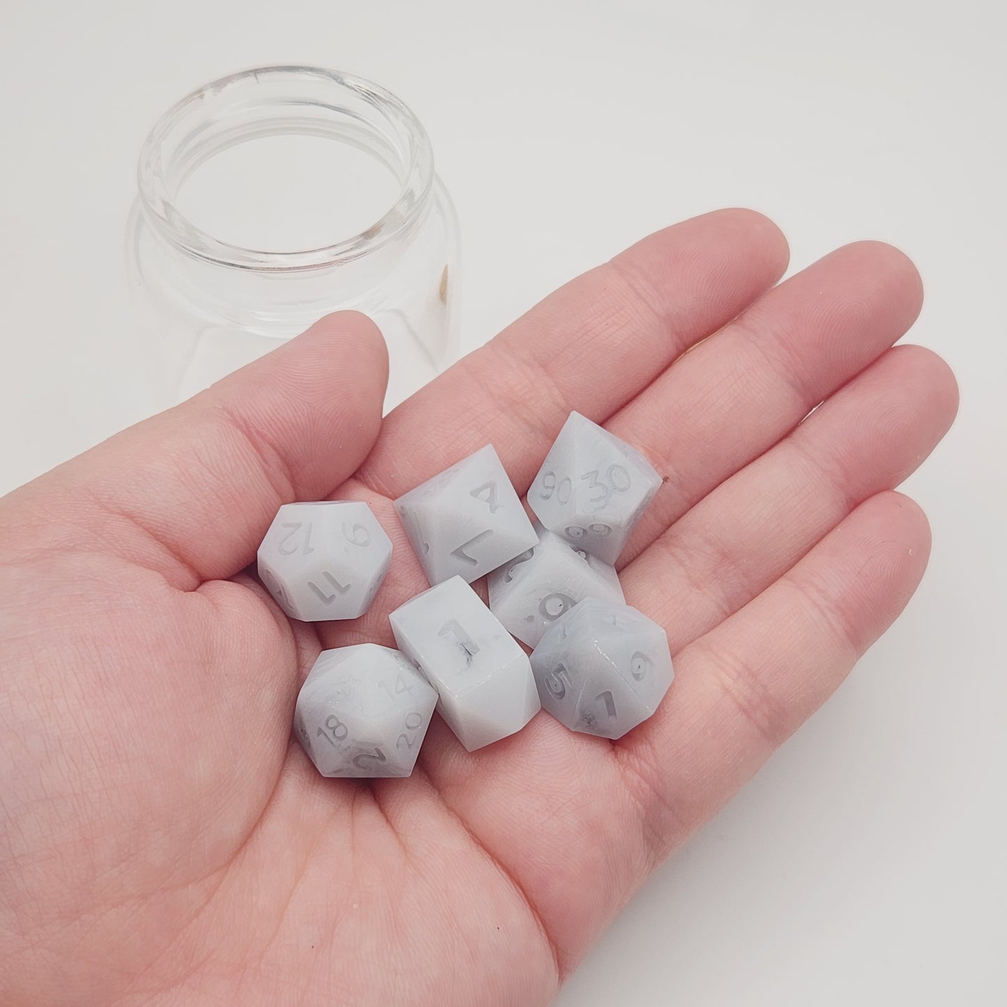 Moonstone - 7 piece Mini Dice Set