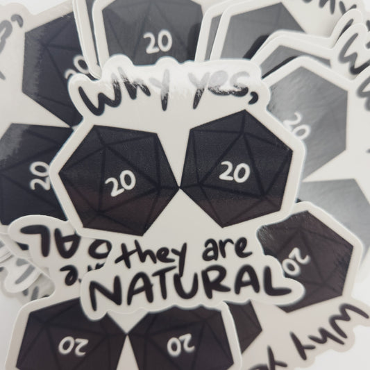 Natural 20s Sticker