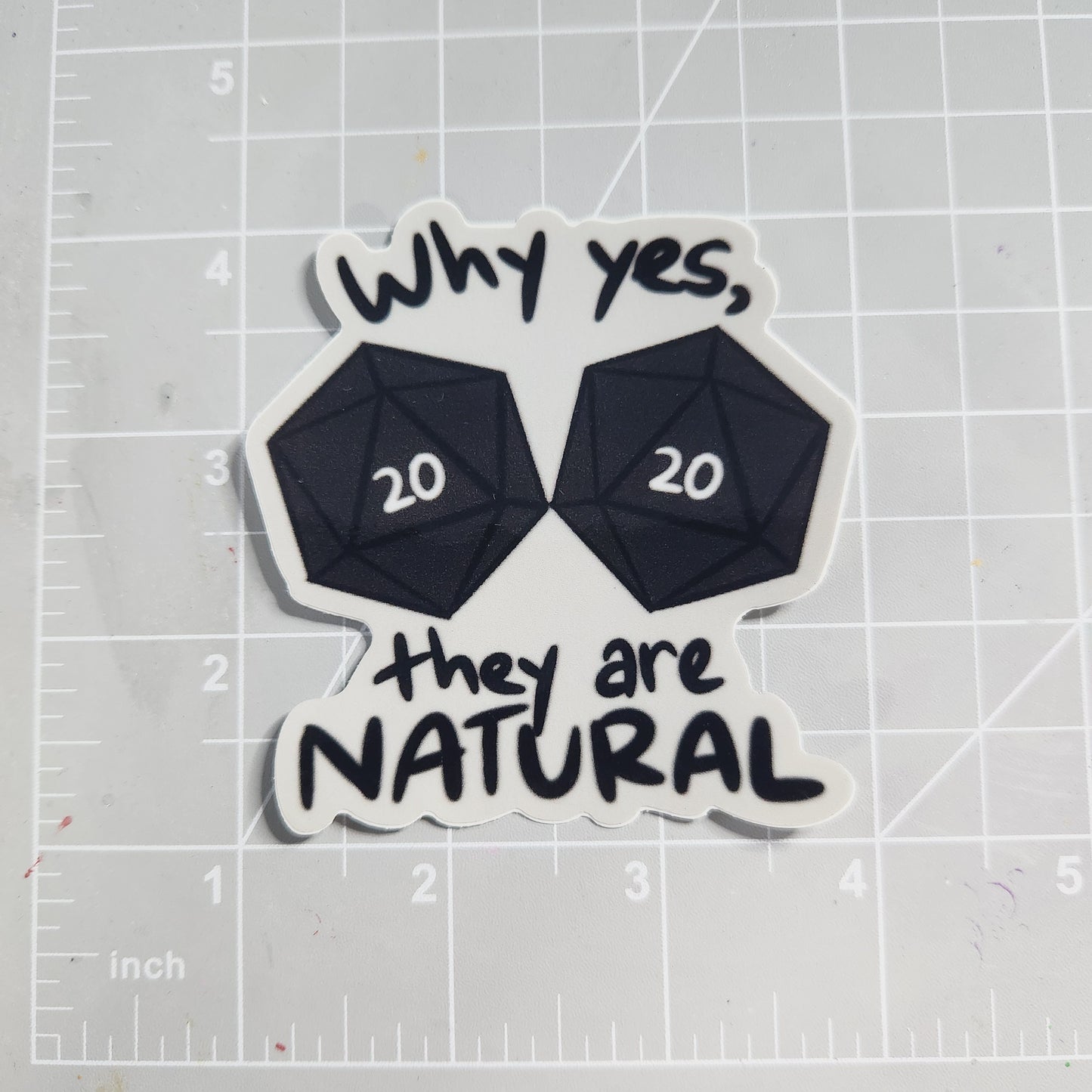 Natural 20s Sticker