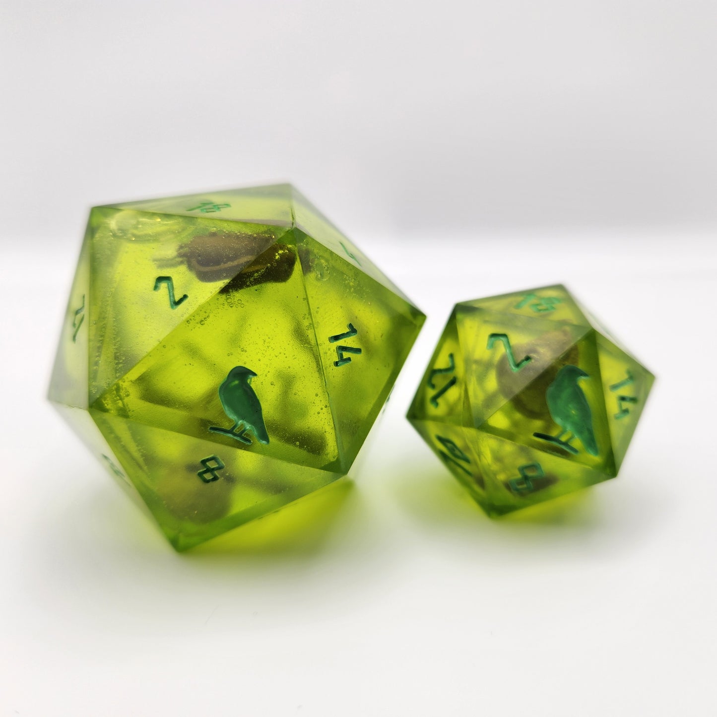 Stuck in the Ooze 30mm Liquid Core D20 Chonk