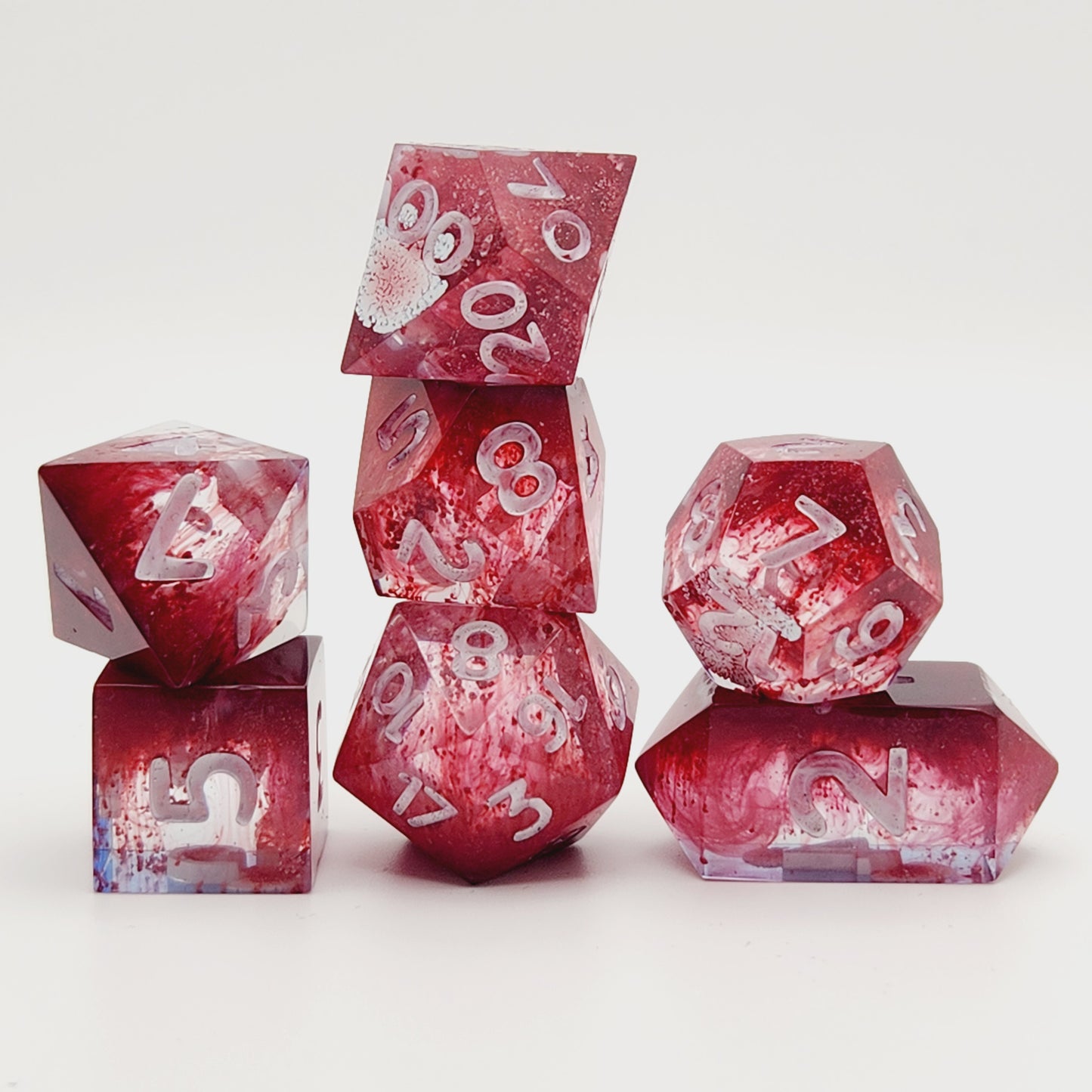 The Virus - 7 piece dice set