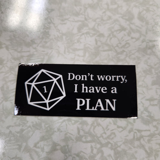 Plan sticker