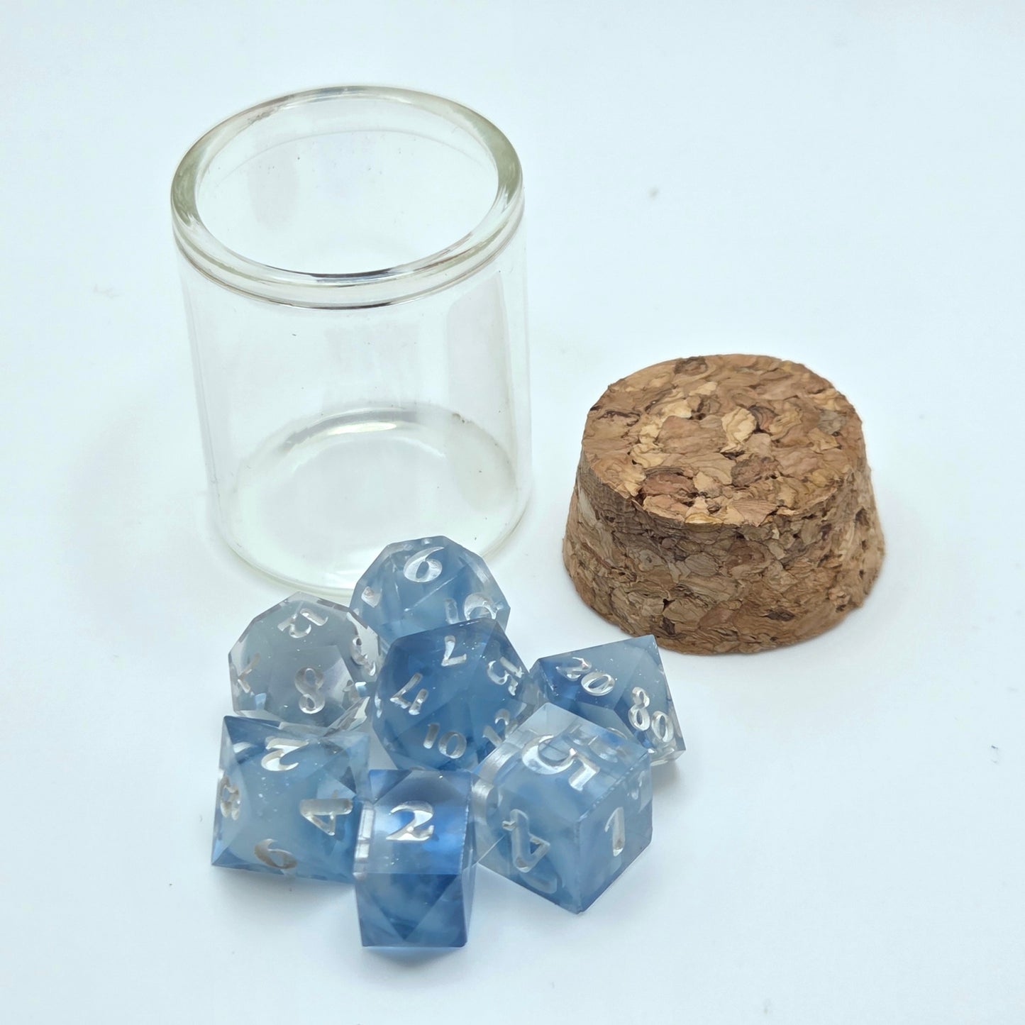Micro Dice Set (Blue/White)