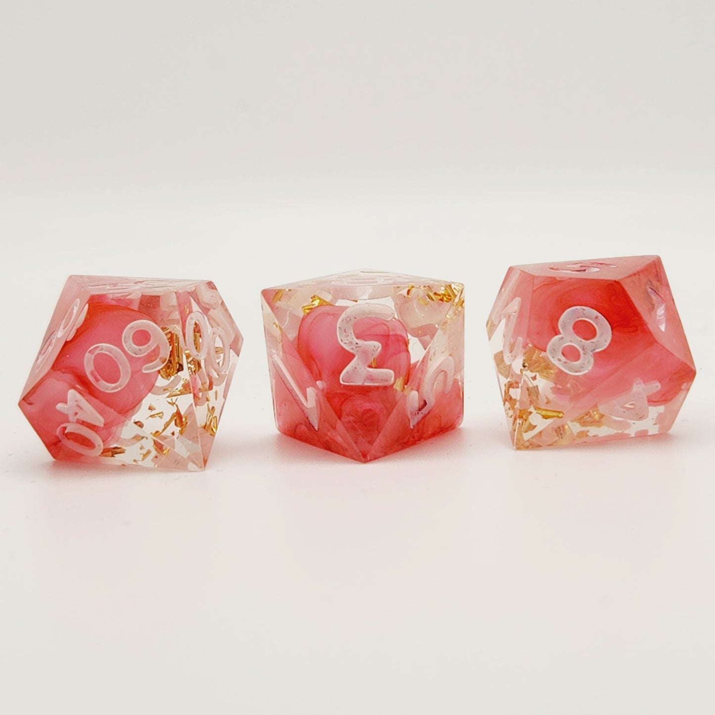 Royally Pink - 7 piece dice set