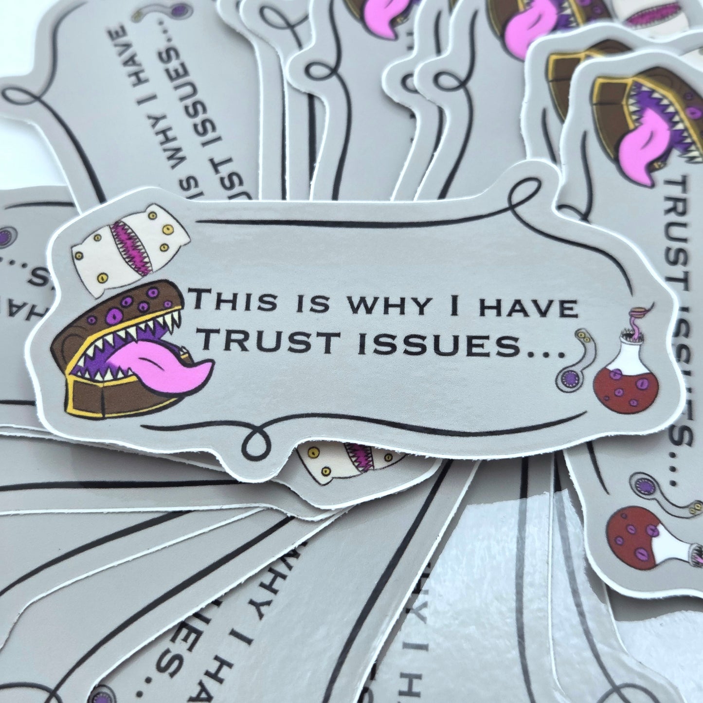 Trust Issues Sticker