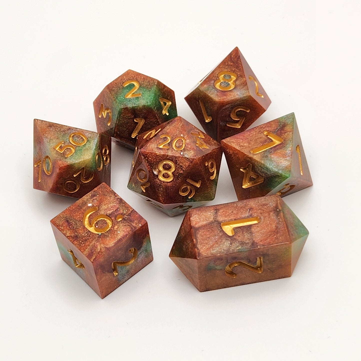 Autumn Vibes - 7 piece dice set