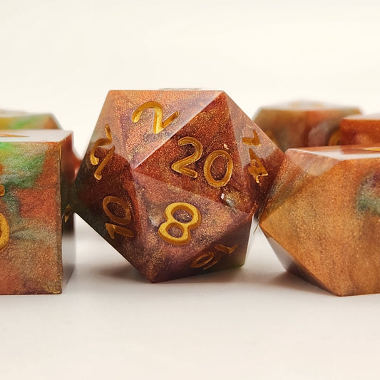 Autumn Vibes - 7 piece dice set