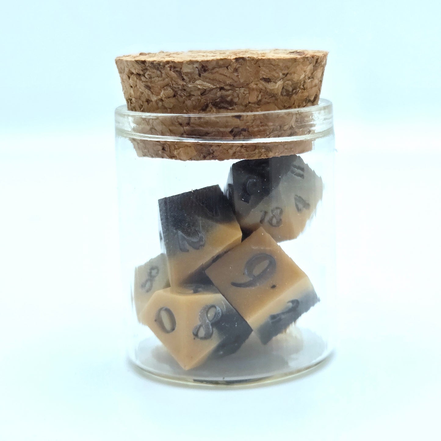 Micro Dice Set (Black/Gold)