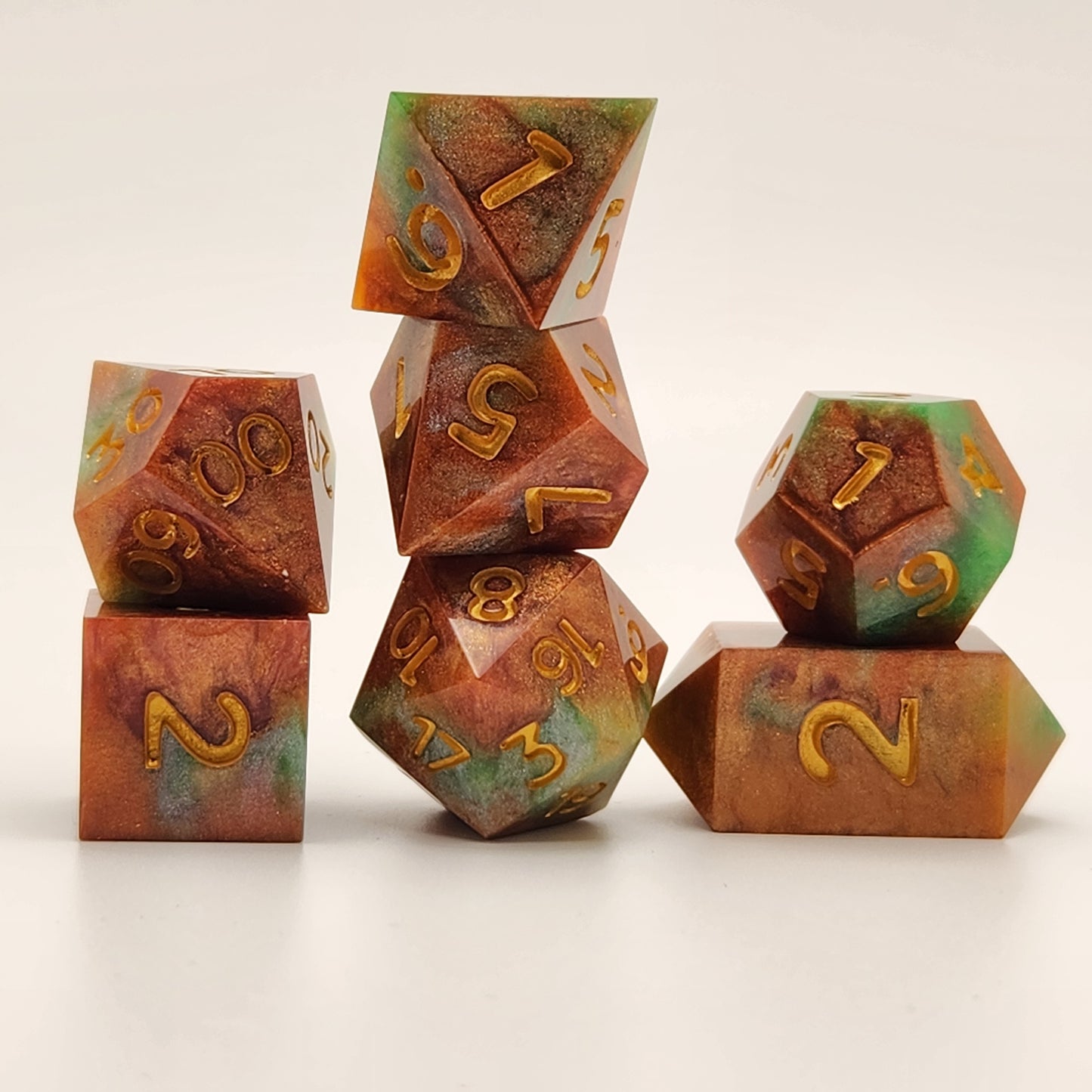 Autumn Vibes - 7 piece dice set