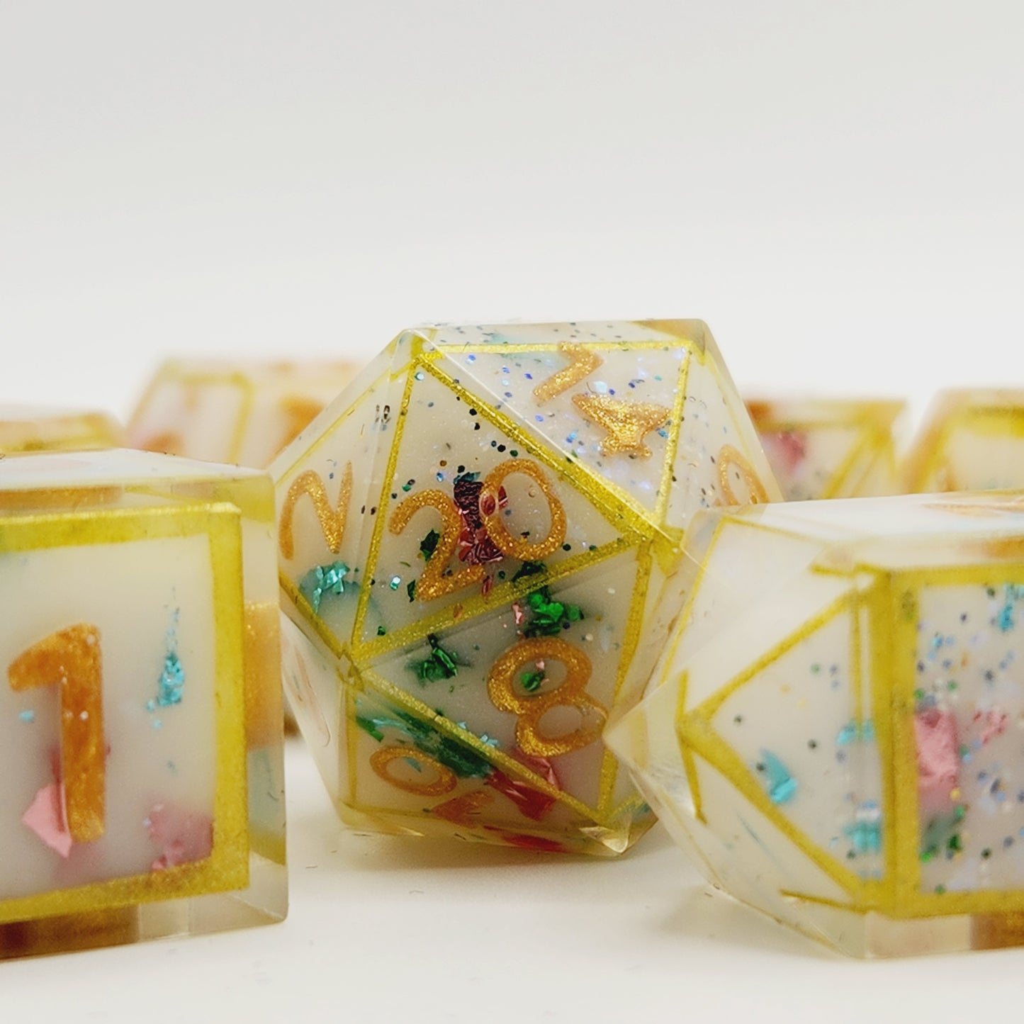 Solar Princess - 7 piece dice set