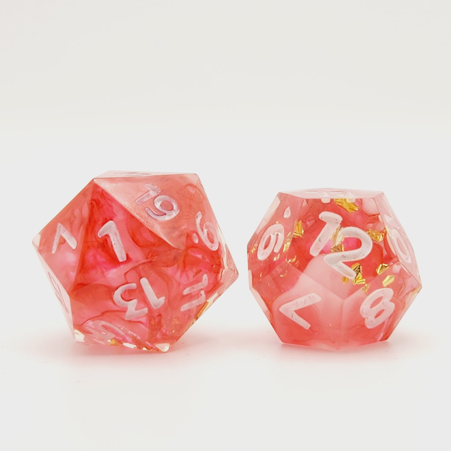 Royally Pink - 7 piece dice set