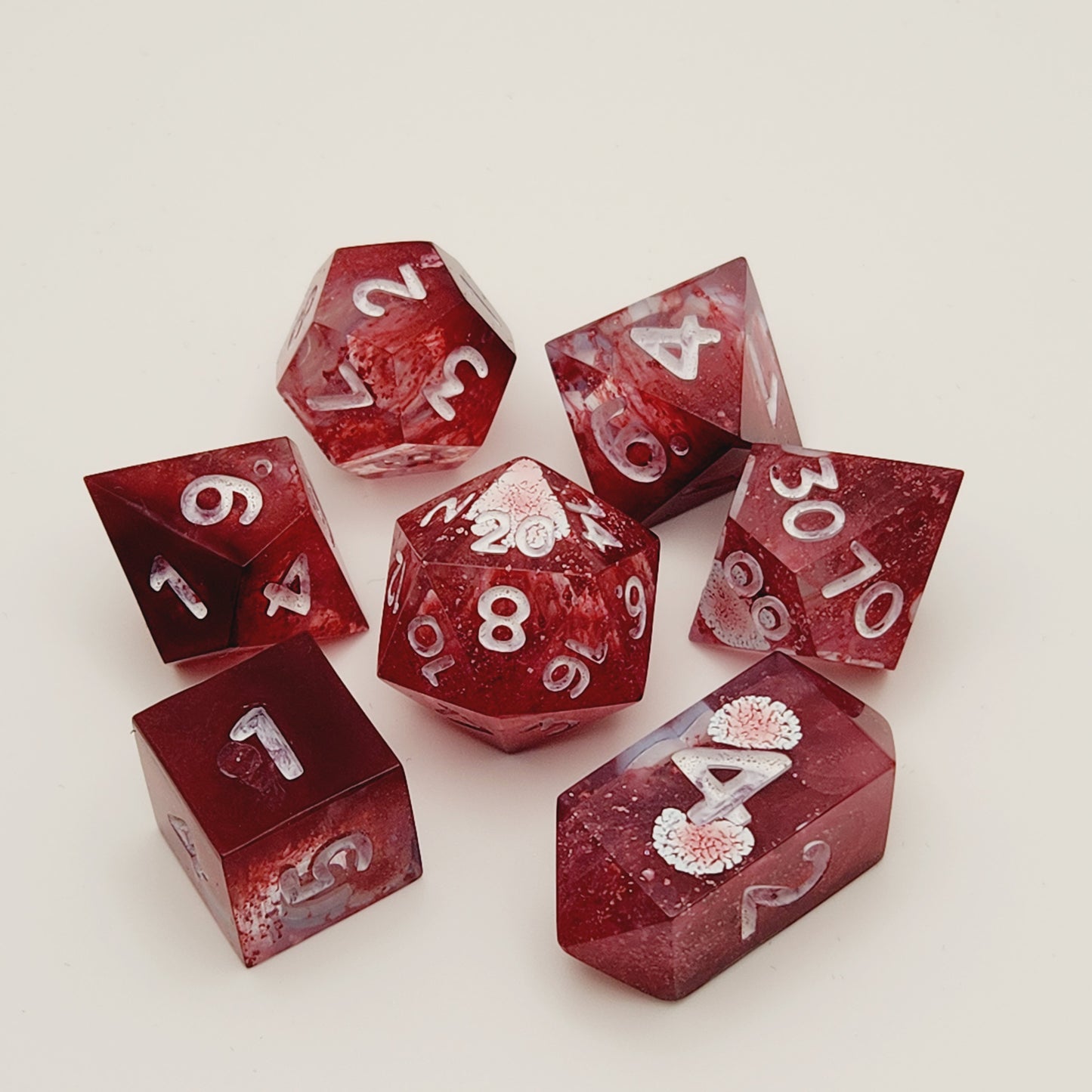 The Virus - 7 piece dice set